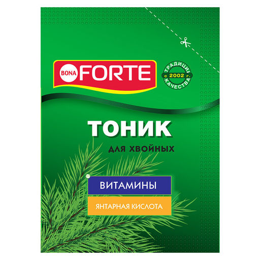 Средство тоник сухой "Bona Forte" для хвойных растений пак.15г