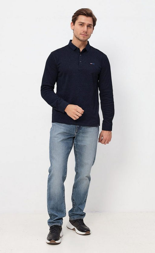 Поло д/р F321 -07-91 d.blue - Fine joyce фото 3