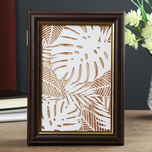 Ключница настенная «Листья», венге, 15×21 см, МИКС