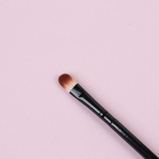 Кисть для макияжа, 17 (±1) см, чёрная