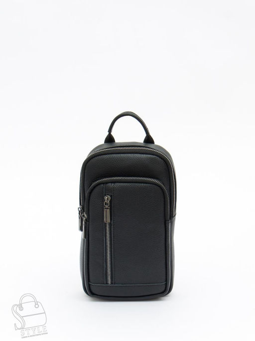 Рюкзак мужской кожаный 1101H black Heanbag - S-style фото 2
