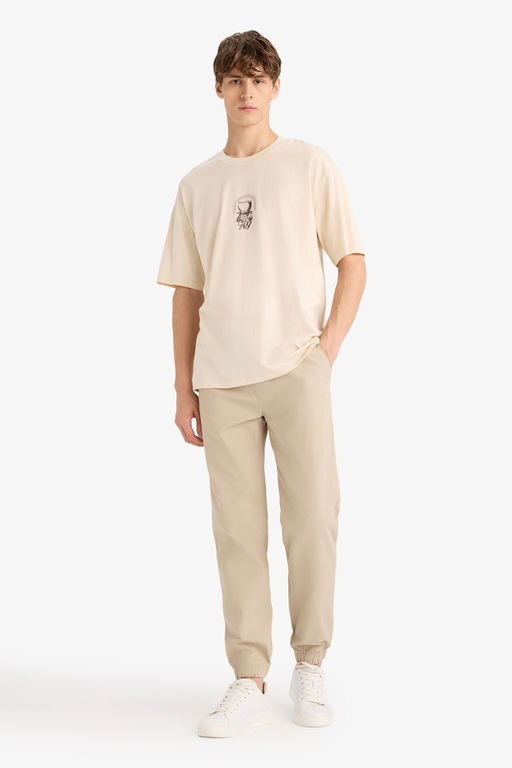 %100 Pamuk Boxy Fit Bask_l_ Ti__rt - Defacto фото 2