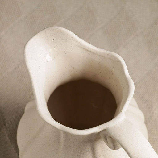 Ваза для цветов «Кувшинчик», 22×17 см, керамика, бежевая