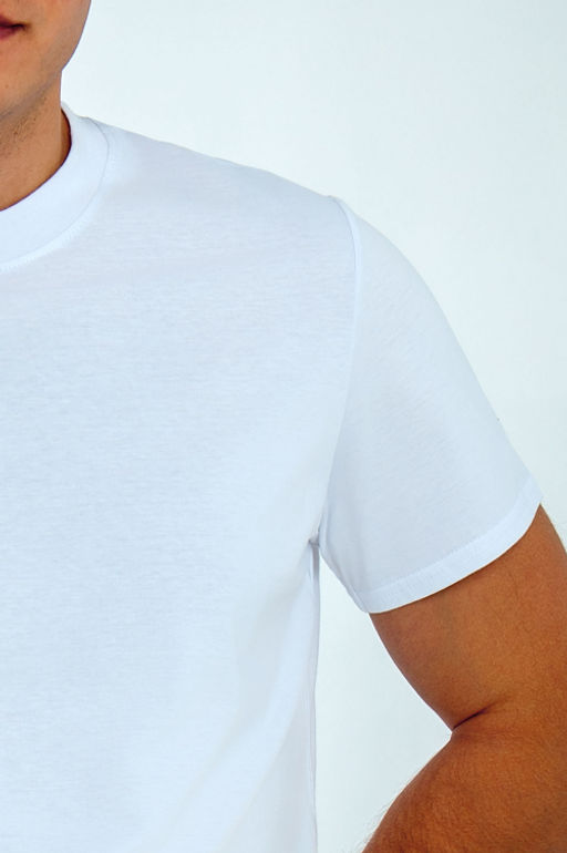 Арт. 61112/9 Футболка мужская 48-58 (6 шт) Цвет:белый - Идеал фото 5