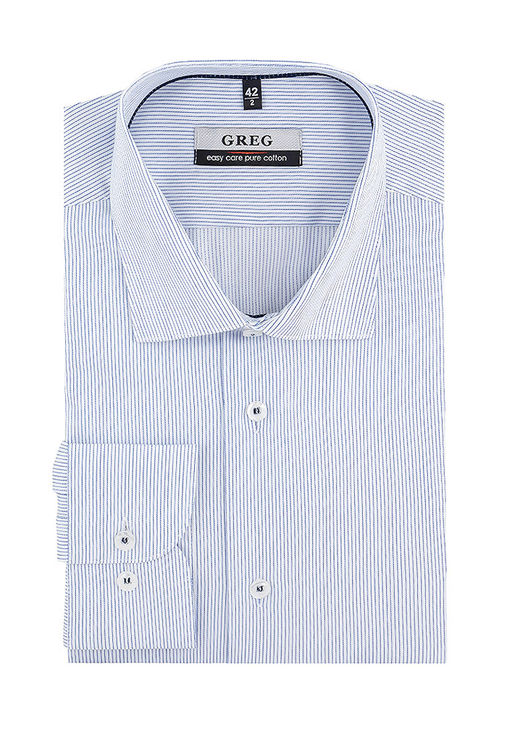 Сорочка мужская длинный рукав GREG 121/191/8843/Z/1p_GB  фото 2