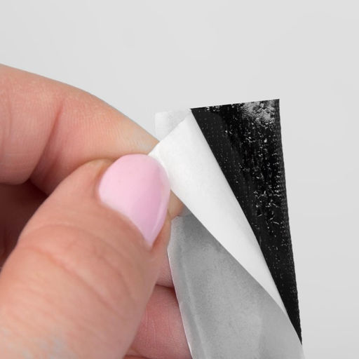 Цена за 2 шт. Липучка на клеевой основе, 20 мм 100 5 см, цвет чёрный - Арт узор фото 4