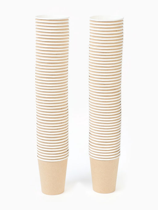 Стакан бумажный «Крафт» 250 мл, диаметр 80 мм (100 шт.)