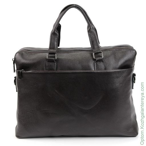 Мужская кожаная сумка Н-8028 Кофе