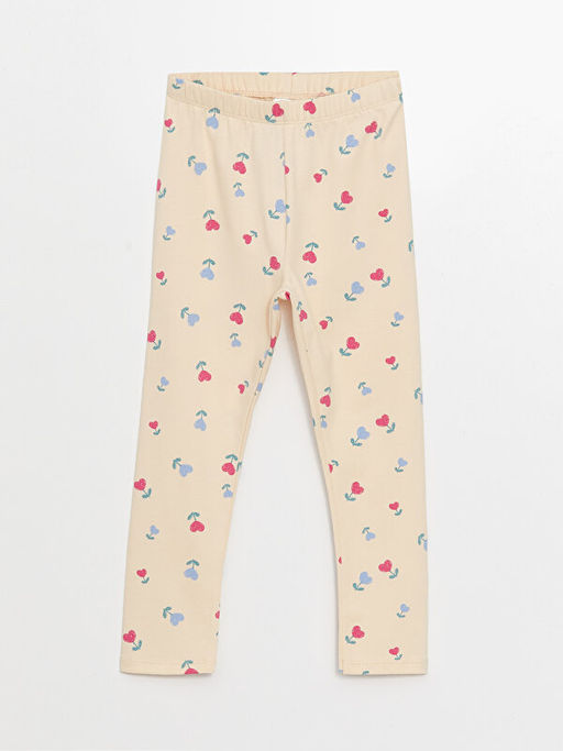 Beli Lastikli Bask?l? K?z Bebek Tayt