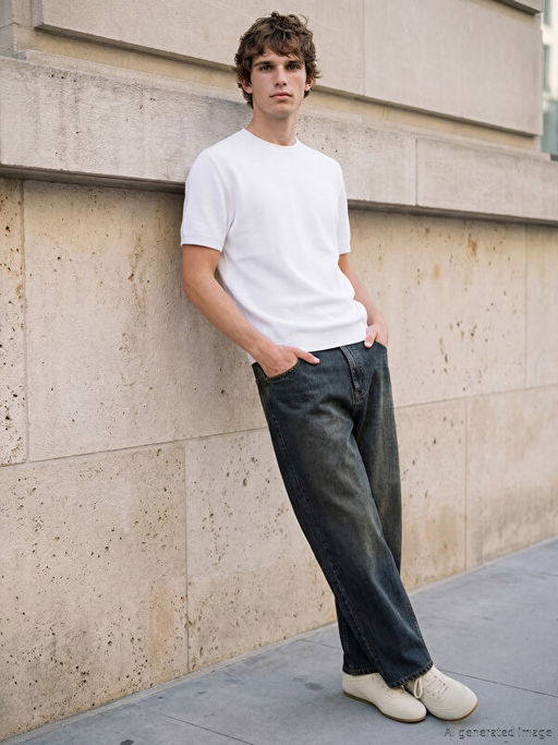 Bisiklet Yaka Erkek Triko Kazak