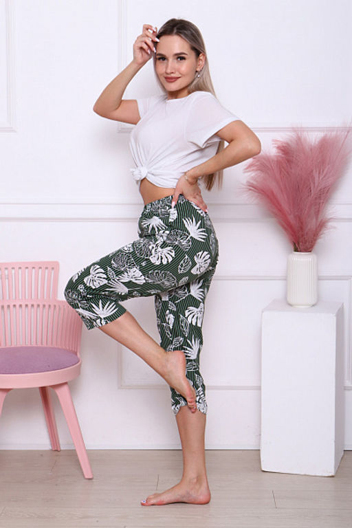 Бриджи трикотажные, листья (901-2) - Плиона фото 5