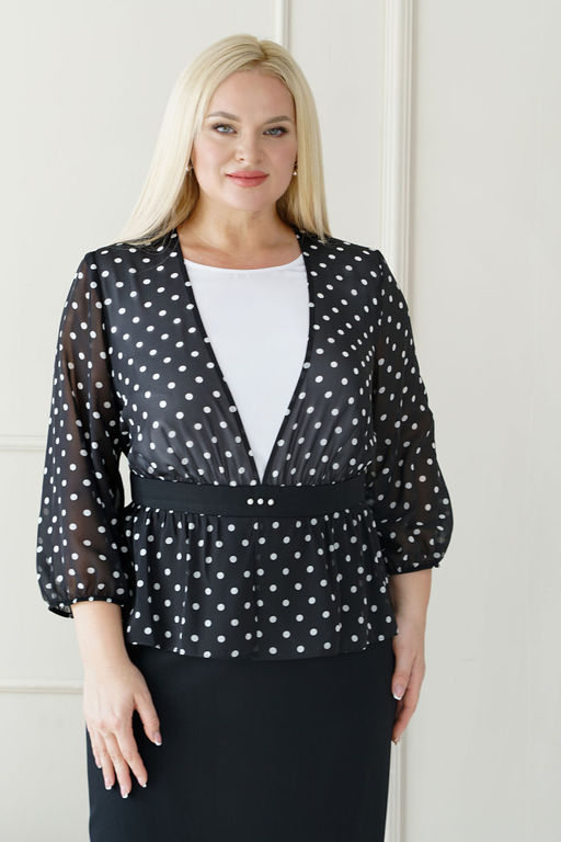 Платье ALANI 1778 крупный горох - Alani collection фото 3