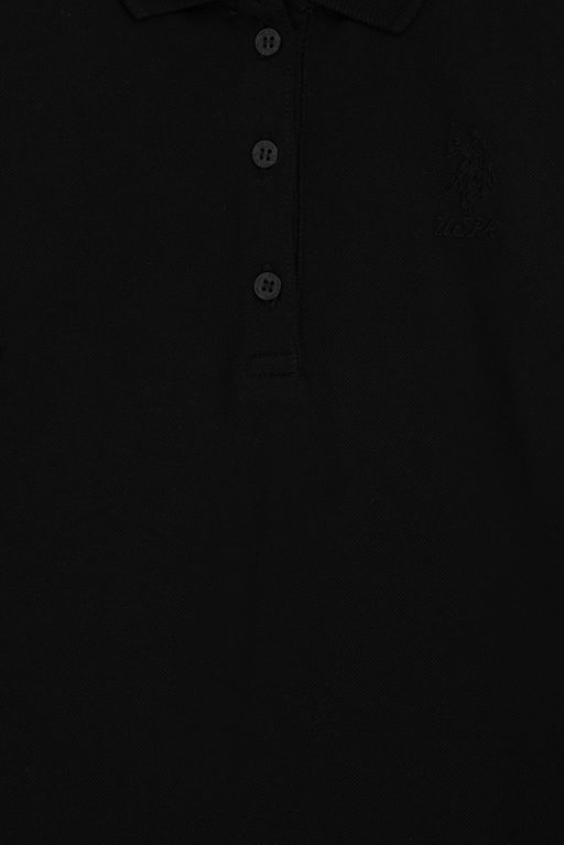 Черный базовый свитшот для девочек Неожиданная скидка в корзине - U.s. polo assn фото 3