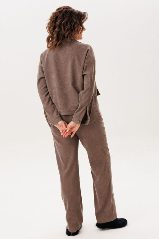 Брюки ANELLI 1815 жареный миндаль  фото 8