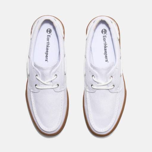 Мужские мокасины Timberland UnionWharf2.0EK+ 2EyeBoat белые  фото 2