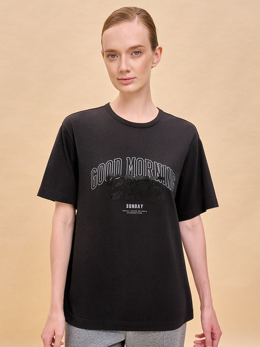 PELICAN, футболка женская, Черный