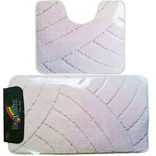 Комплект ковриков для в/к BANYOLIN CLASSIC из 2 шт 50х80/50х40см (нежно-розовый)