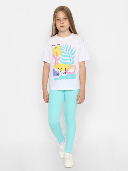 CRB wear/ CSJG 63876-20-421 Футболка для девочки,белый/Ex.Cherubino  фото 2