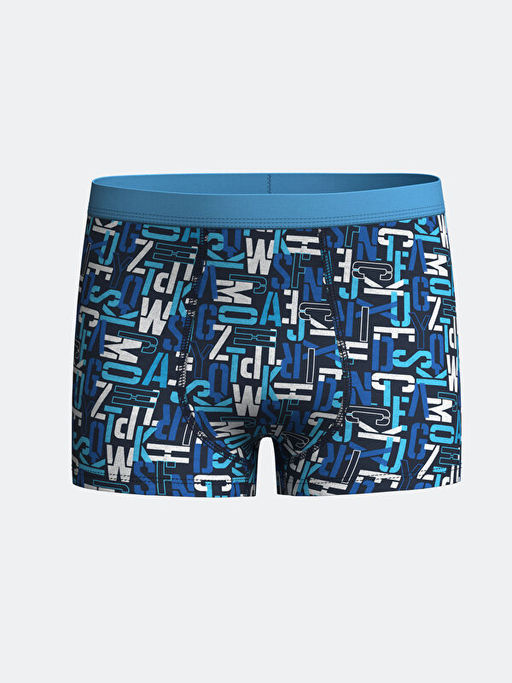 Bask?l? Erkek ?ocuk Boxer 3l? - Waikiki фото 3