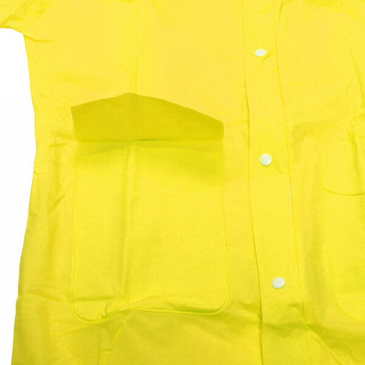 Дождевик-плащ "Rainbow" с капюшоном,на молнии, с отдел.под рюкзак, цвет желтый, размер XL(86*54см) ДоброСад