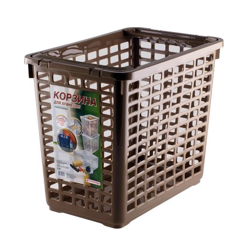 Корзина для хранения 22л 410*255*330 - Полимербыт фото 2