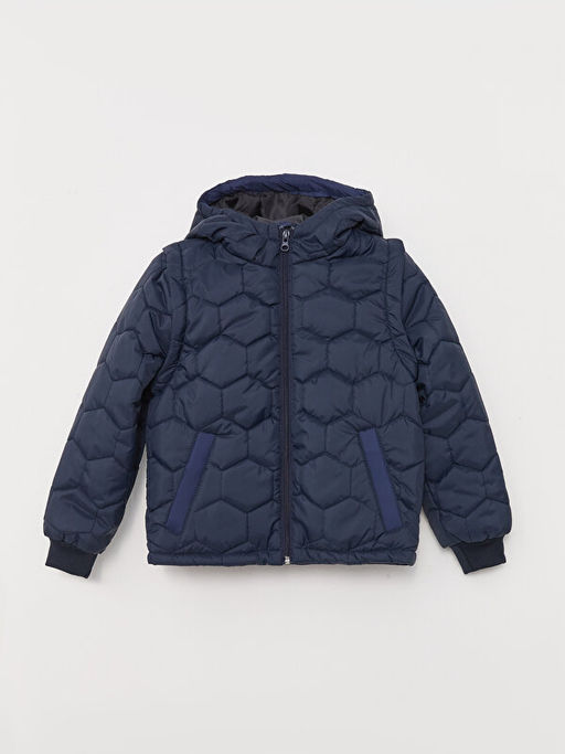 Kap??onlu Erkek ?ocuk ?i?me Mont - Waikiki фото 2