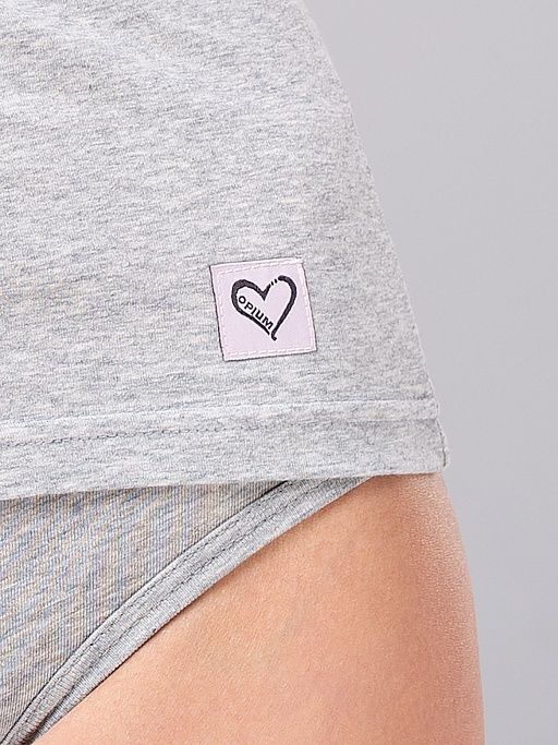 Майка Opium М-1 серый меланж