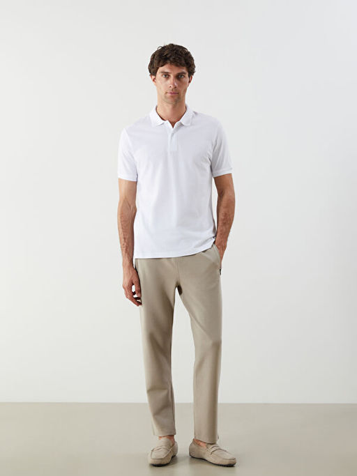 Polo Yaka K?sa Kollu Pike Erkek Ti??rt