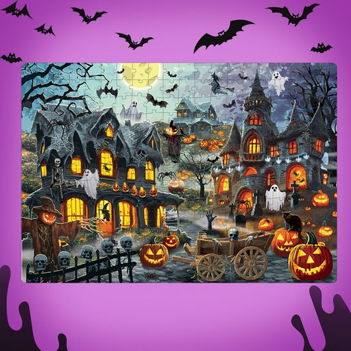 Пазл светящийся в темноте «Ночь ужасов», 260 деталей