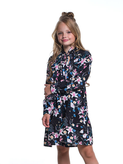 Платье UD 7665 тропич цветы - Mini maxi фото 2