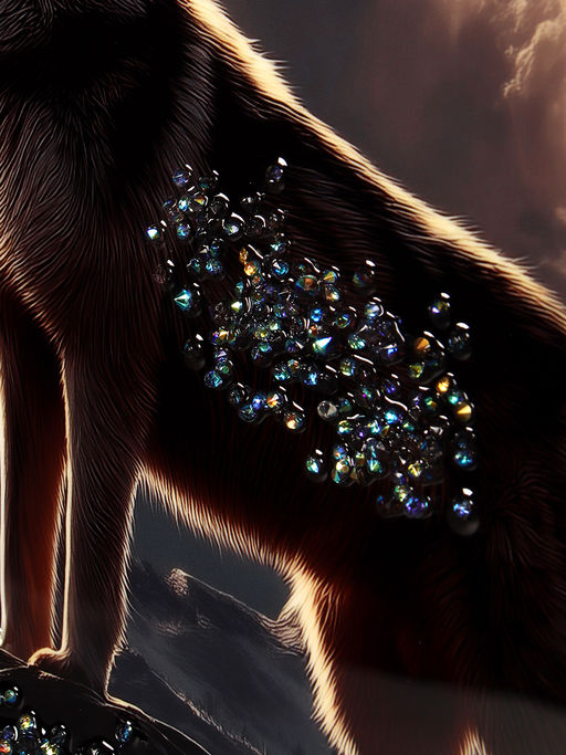 Картина 50х70 Волк / 143684 /уп 18/стразы - Галеонтрейд фото 3