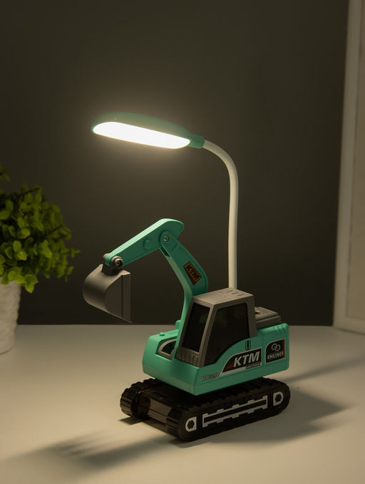 Ночник "Экскаватор" 8хLED 3Вт 5V USB АКБ 2 режима, точилка 7х11х31 см