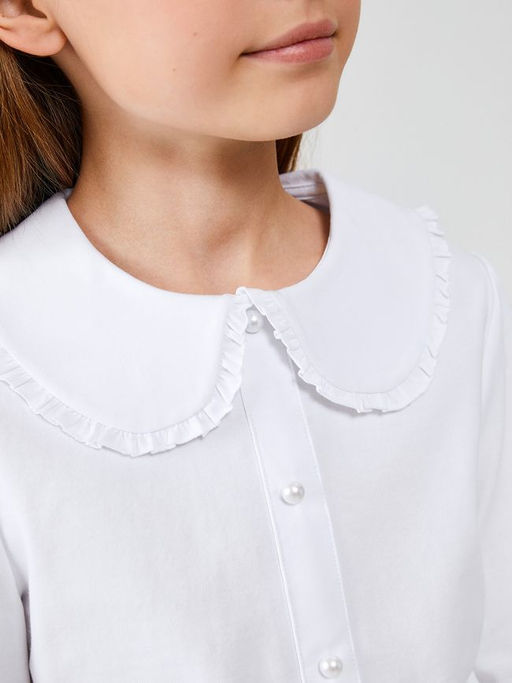 ACOOLA / Блузка детская для девочек Roberta белый фото 7