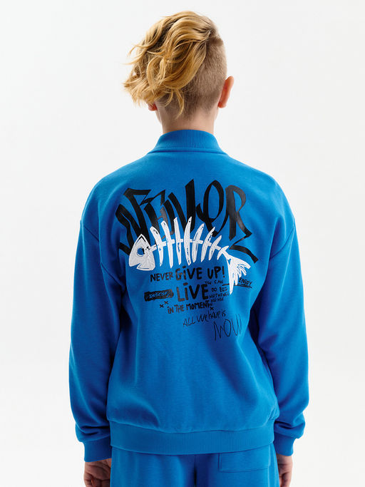 PELICAN, толстовка для мальчиков, Лазурный фото 3