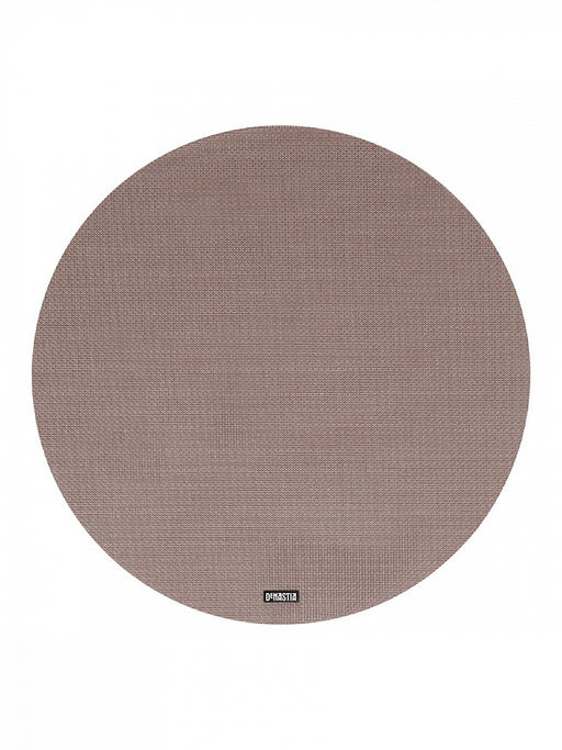 Салфетка сервировочная D35, 1 штука коричневый полиэстер, ПВХ