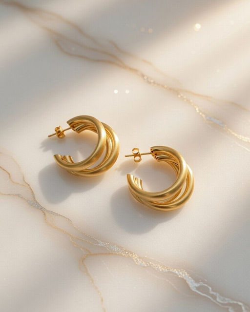 Стильные серьги