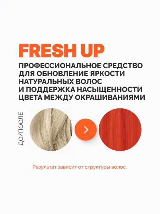 Fresh Up Бальзам оттеночный для волос обогащенный коллагеном медный Concept 250 мл  фото 11