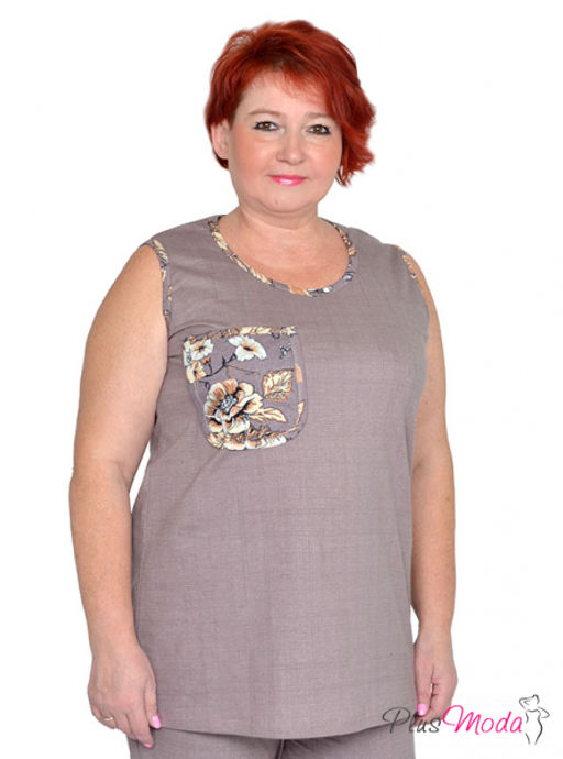 Майка Модель №1509 размеры 44-84 - Plusmoda фото 7