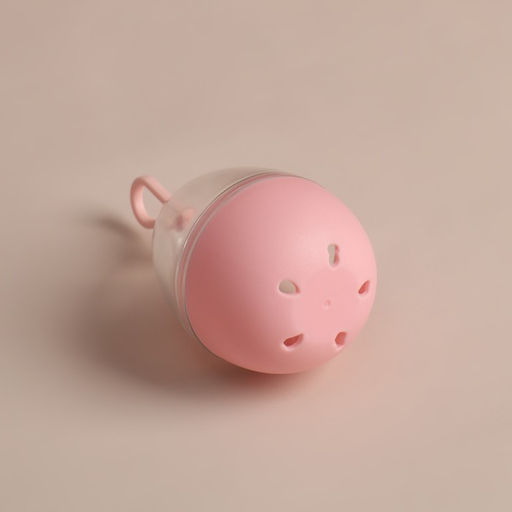 Цена за 2 шт. Спонж для макияжа «Капля», 6×4 см, увеличивается при намокании, в футляре, нежно-розовый