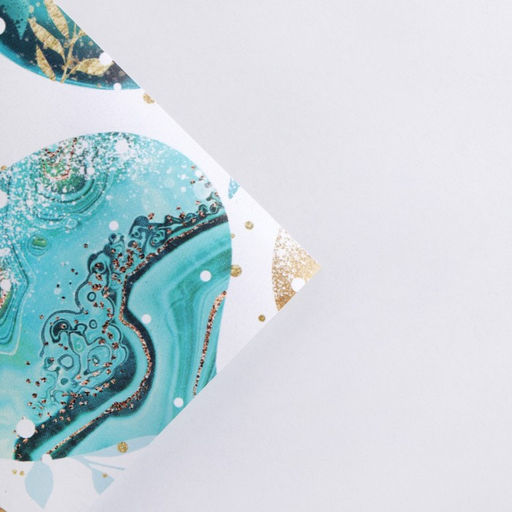 Цена за 10 шт. Упаковочная бумага на новый год «Новогодние шары », 50×70 см, глянцевая