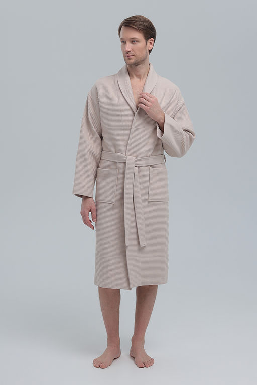 Халат жаккардовый стриженный (велюр) односторонний женский - Vladi collection фото 13