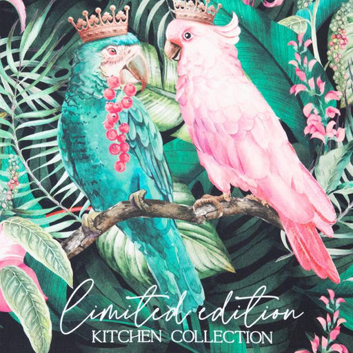 Полотенце Этель Tropical parrots 40х73 см, 100% хлопок, саржа 190 гр/м2  фото 3