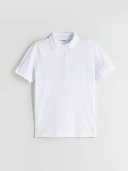 Polo Yaka Basic K?sa Kollu Erkek ?ocuk Ti??rt 2li - Waikiki фото 6