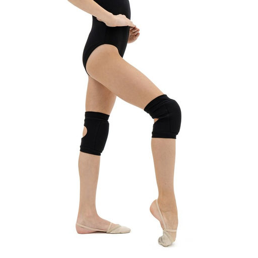 Наколенники для гимнастики и танцев Grace Dance, с уплотнителем, р. S, 7-10 лет, цвет чёрный  фото 4