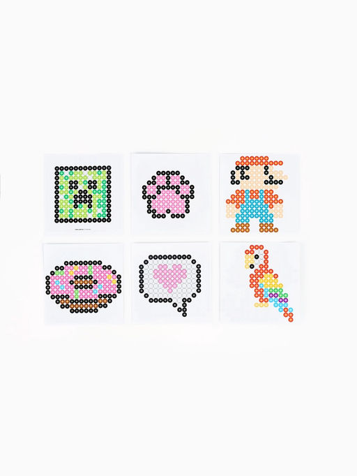 Аквамозаика «Сделай брелок», 2 основы, 24 трафарета, 2400 шариков