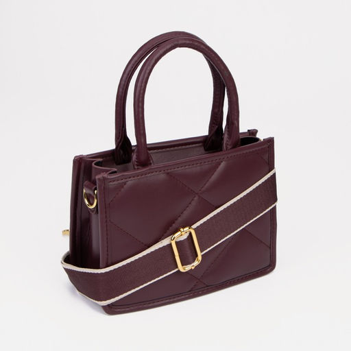 Сумка-тоут на молнии, цвет бордовый - Simaland фото 2