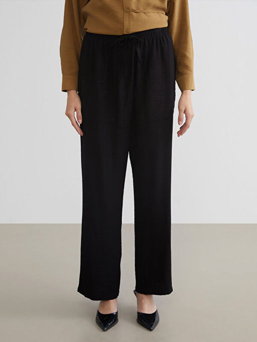 Beli Lastikli Havu? Kesim Kad?n Pantolon