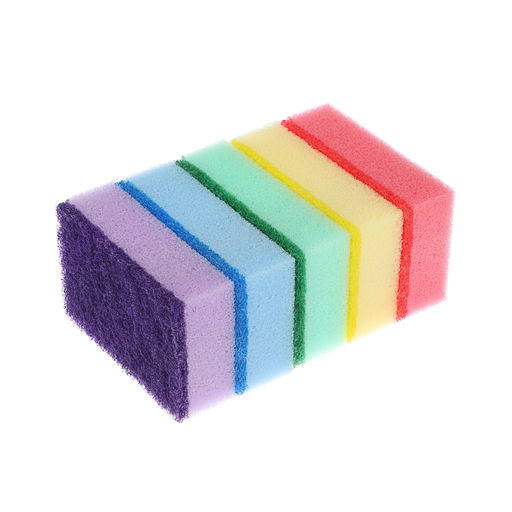 Набор губок 5шт. "Премиум" VETTA 9,6*6,5*3см д/мытья посуды арт. 441-084