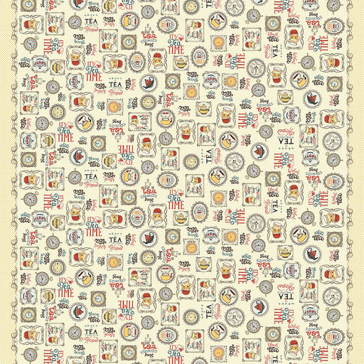 "Чаепитие" Скатерть 200х145см, длина стола до 160см, на 6-8 персон, хлопок "Комфорт" 171г/м2, "Домашняя мода" (Россия)