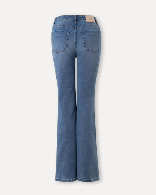 Светло-синие джинсы-клеш - Incity фото 6